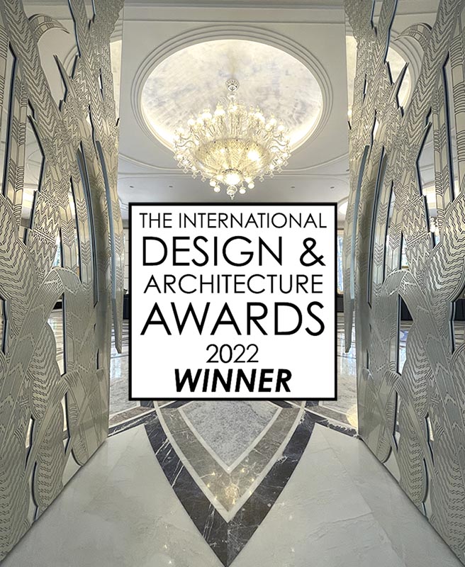 ALTER EGO PROJECT GROUP HAS BECOME A WINNER 2022 IN THE INTERNATIONAL DESIGN AND ARCHITECTURE AWARDS IN THE LUXURY RESIDENCE - EUROPE CATEGORY